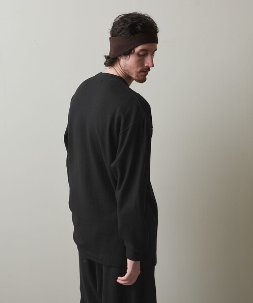 Steven Alan＞ ミルド メリノウール ロングスリーブ Tシャツ