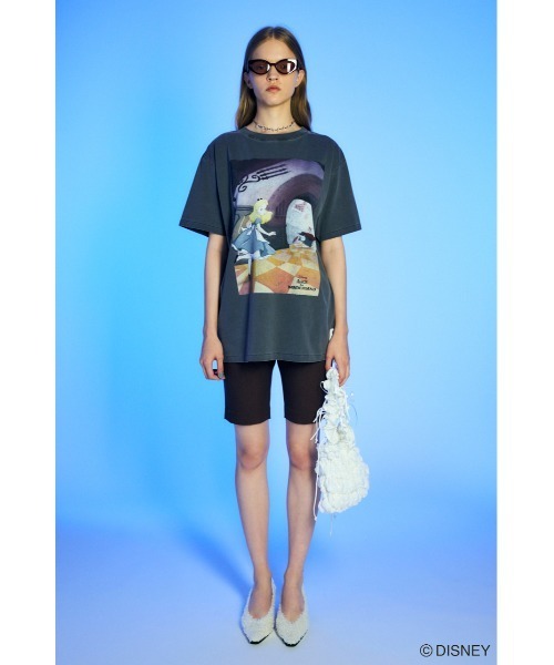 MOUSSY MDOTSHEER LS Tシャツ/ALICE MD OT SHEER LS Tシャツ/ ALICE（Tシャツ/カットソー）｜Disney
