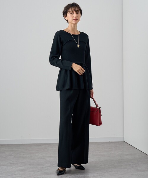 ANAYI（アナイ） ビスチェペプラム プルオーバー レディース