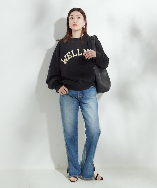 美品〈INSCRIRE〉Asymmetry Sweat Shirt スウェット 追加2》《別注》【INSCRIRE /アンスクリア】Asymmetry Sweat