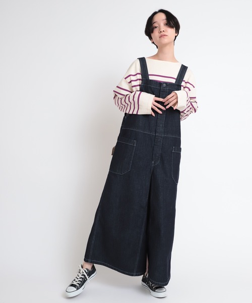 URCH RNA」 サロペットスカート MEDIUM ワンウォッシュ レディース 