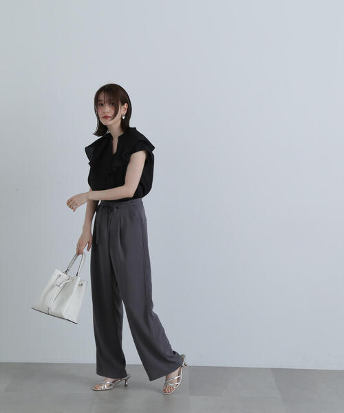 「N.（N. Natural Beauty Basic）」 ノースリーブブラウス MEDIUM ベージュ レディース N.Natural Beauty Basic 「N.（N. Natural Basic