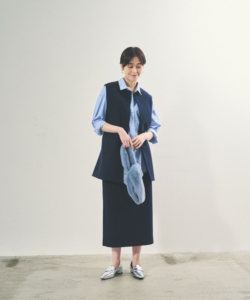 ベスト ジレ ウールライクジレ/133690 レディース Elura ベスト ジレ ウールライクジレ/133690 レディース