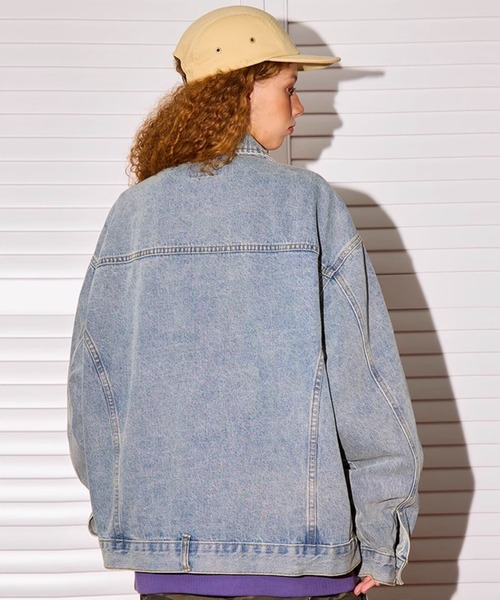 新品　ルーズシルエットGジャン WESTBOY デニムジャケット gジャン ルーズシルエット デニム