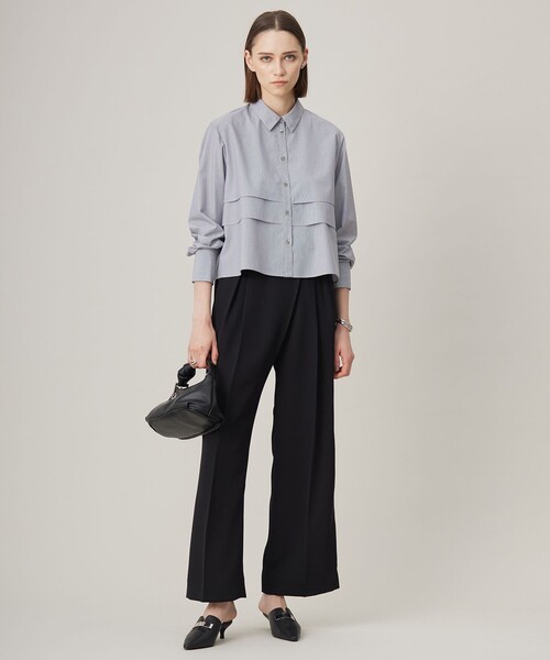 ICB（アイシービー） ブラウス シャツ 「洗える」 クリーンブロード