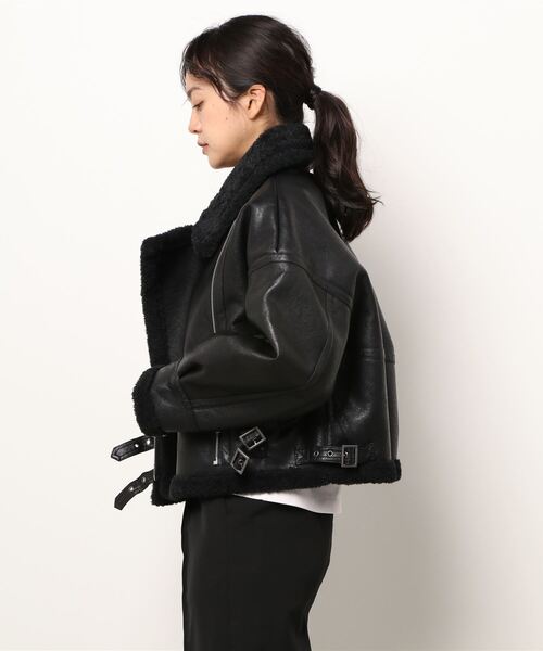 「MURUA」 ブルゾン FREE アイボリー レディース_画像2