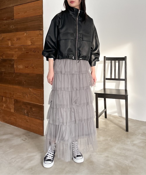 「EPIMI E'PIMMY」 ブルゾン MEDIUM ブラック レディース_画像7