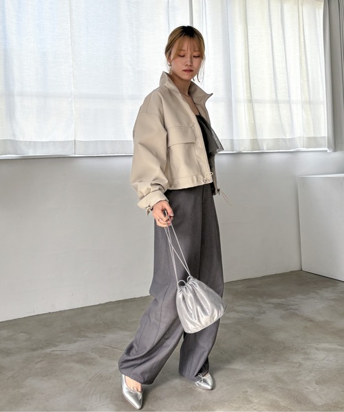 「EPIMI E'PIMMY」 ブルゾン MEDIUM ブラック レディース_画像9