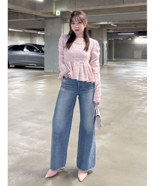 rienda（リエンダ） ジーンズ デニム デニムパンツ サイドVライン