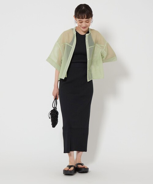 新品未使用タグ付きN.hollywoodコンビタンクトップ36L.GREEN TANK TOP N.HOOLYWOOD UNDER SUMMIT WEAR│N-HOOLYWOOD.COM