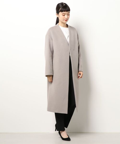 IENA(イエナ) ノーカラーコート 36 ベージュ レディース : ZOZOTOWN IENA(イエナ) ノーカラーコート 36 ベージュ レディース : ZOZOTOWN