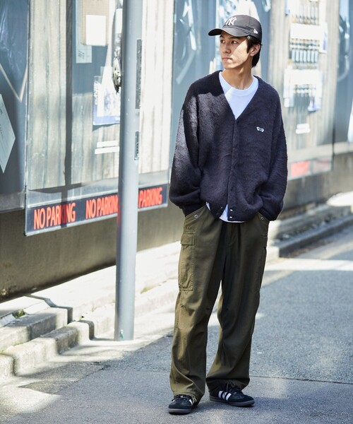 「TOWNCRAFT」 ニットカーディガン SMALL ベージュ メンズ_画像6