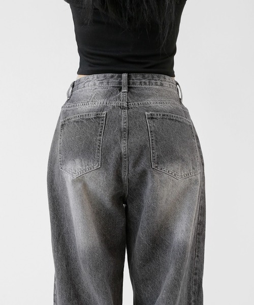 デニムパンツ ブラック｜SUPPLIER SUPPLIER（サプライヤー）の「A'GEM/9 × .kom『SUPPLIER