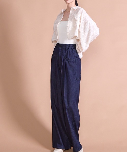 「paravion」 長袖シャツ FREE アイボリー レディース_画像6