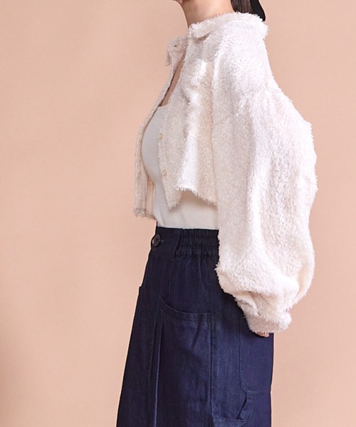 「paravion」 長袖シャツ FREE アイボリー レディース_画像7