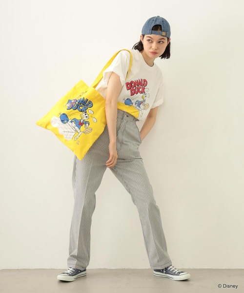tシャツ DONALD DUCK / COOKING S/S TEE レディース メンズ Disney tシャツ DONALD DUCK / COOKING S/S TEE レディース