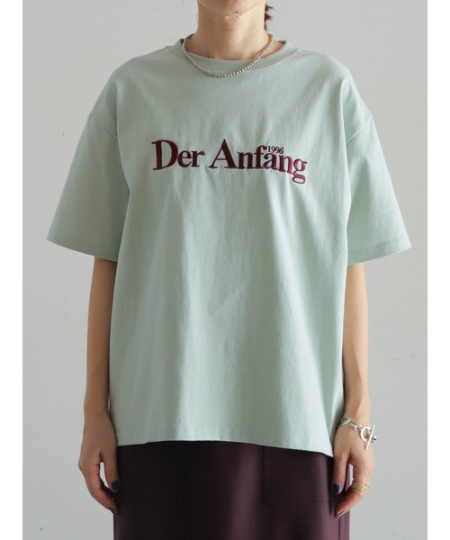tシャツ ダファディル刺繍Tシャツ レディース FREAK'S STORE tシャツ Message刺繍Tシャツ レディース