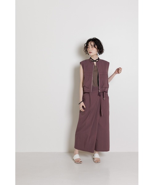 tシャツ CHIGNON チョーカーリブトップス レディース メンズ