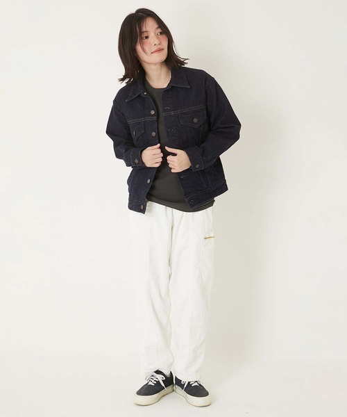 DOELINERページ セルビッチデニムパンツ&デニムジャケット ３８ BLUE BLUE（ブルーブルー） デニムジャケット gジャン JK01 セルビッチ