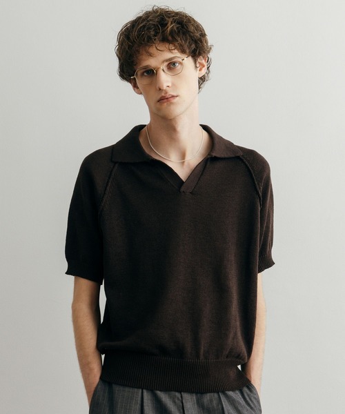 LURAKU ポロシャツ 「LURAKU」Dry Touch Knit Polo Shirt / ドライ
