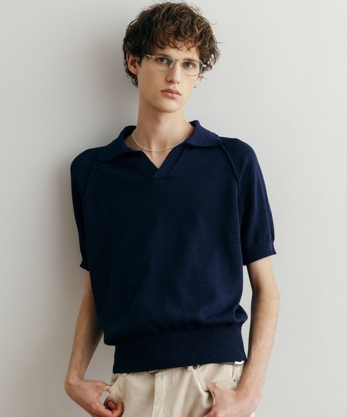 LURAKU ポロシャツ 「LURAKU」Dry Touch Knit Polo Shirt / ドライ