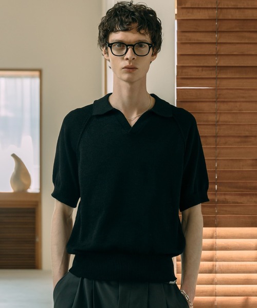 LURAKU ポロシャツ 「LURAKU」Dry Touch Knit Polo Shirt / ドライ
