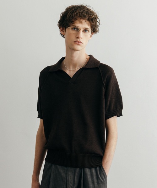 LURAKU ポロシャツ 「LURAKU」Dry Touch Knit Polo Shirt / ドライ