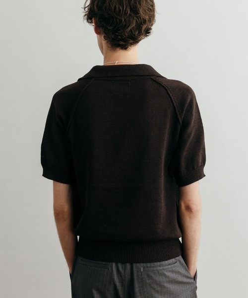 LURAKU ポロシャツ 「LURAKU」Dry Touch Knit Polo Shirt / ドライ