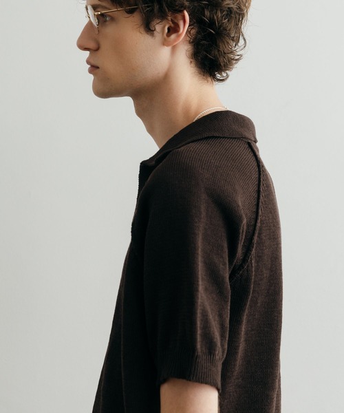 LURAKU ポロシャツ 「LURAKU」Dry Touch Knit Polo Shirt / ドライ
