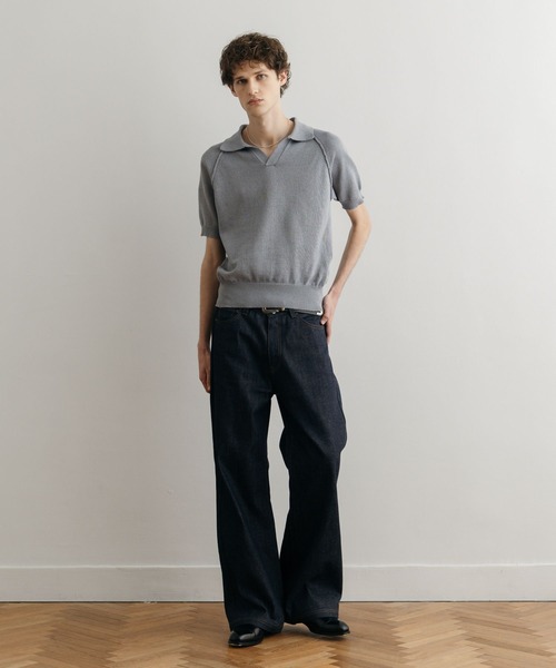 LURAKU ポロシャツ 「LURAKU」Dry Touch Knit Polo Shirt / ドライ