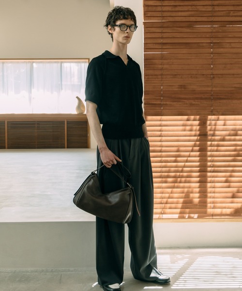 【LURAKU】ドライタッチニットポロシャツ LURAKU】dry touch knit polo shirt / ドライタッチニット