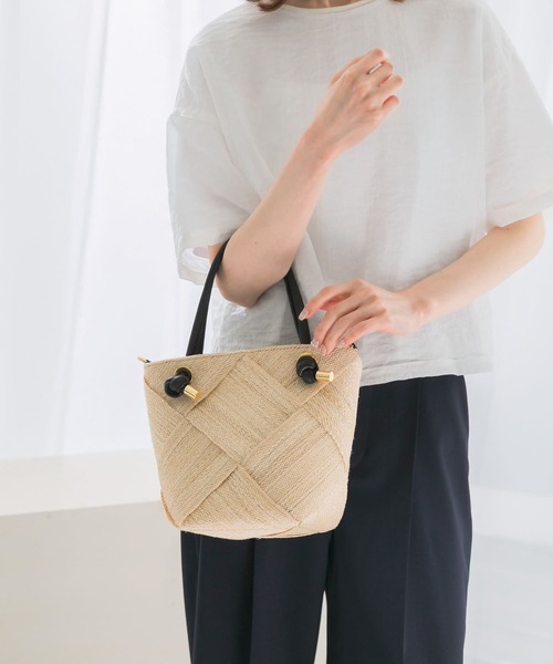 ショルダーバッグ バッグ VIOLAd'ORO アバカメッシュ2WAYバッグ