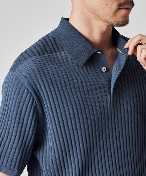 Paul Smith（ポール・スミス） セーター ニット ワイドリブ 半袖