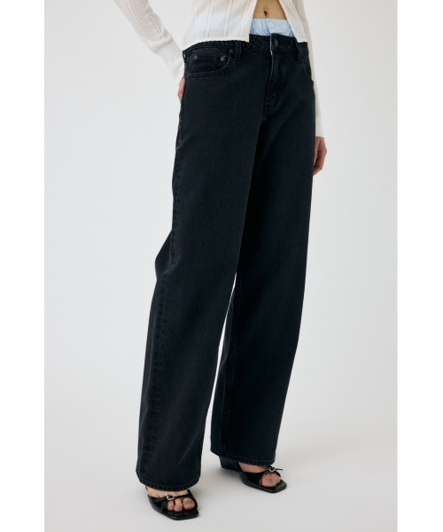 ジーンズ デニム デニムパンツ BOXER LAYERED STRAIGHT レディース