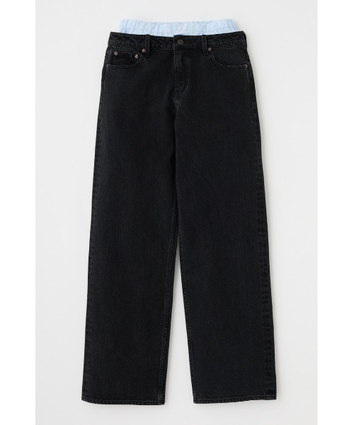 ジーンズ デニム デニムパンツ BOXER LAYERED STRAIGHT レディース