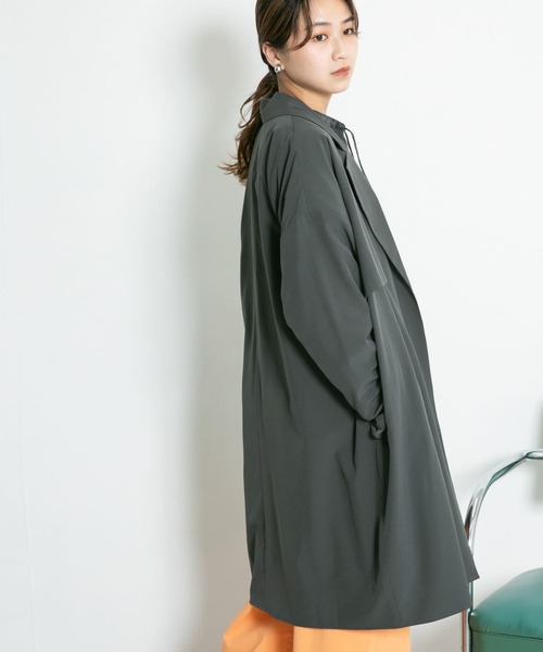 「KBF」 チェスターコート ONE アイボリー レディース_画像7