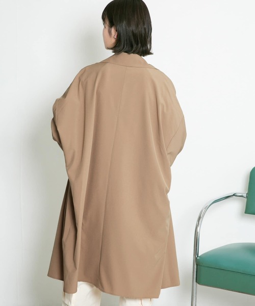 「KBF」 チェスターコート ONE アイボリー レディース_画像9