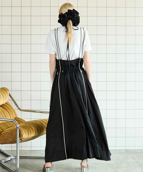 美品 MAISON SPECIAL スポーティドレスワンピース ブラック36 MAISON SPECIAL（メゾンスペシャル） ワンピース Sporty Dress