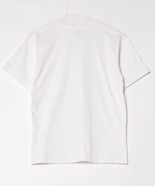 「DANTON」 刺繍半袖Tシャツ 34 ホワイト レディース