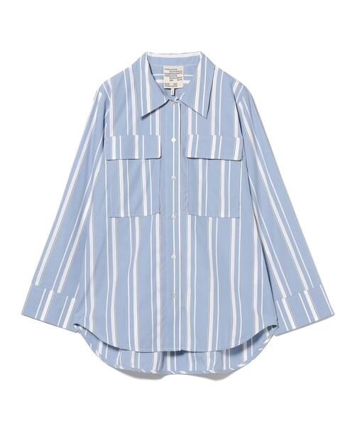 ブラウス シャツ BAUM UND PFERDGARTEN / ストライプ コットン シャツ レディース