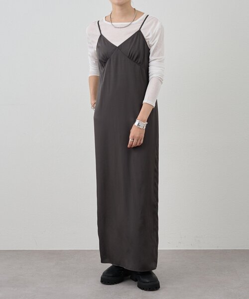 SHENERY（シーナリー） ワンピース サテンキャミワンピース : ZOZOTOWN