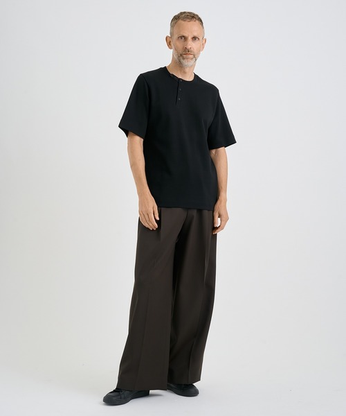IRENISA（イレニサ） tシャツ 「irenisa/イレニサ」別注LEATHER TAB