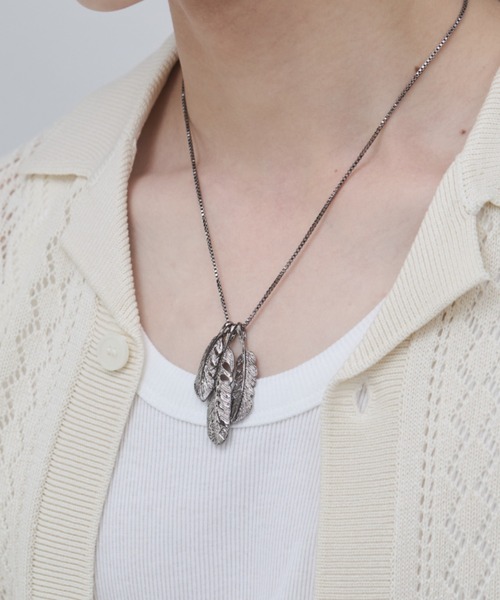 WYZ ネックレス スリーフェザーネックレス メンズ : ZOZOTOWN Yahoo!店