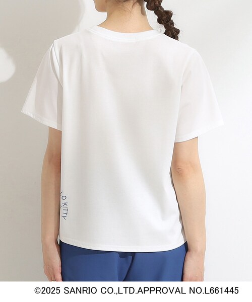 sanrio（サンリオ） tシャツ 半袖 「HELLO KITTYコラボ」「SHOO ICE