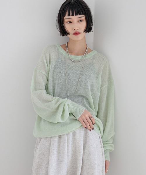LOWRYS FARM（ローリーズファーム） ニット セーター シアーモヘア