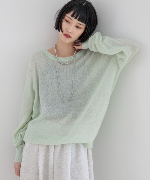 LOWRYS FARM（ローリーズファーム） ニット セーター シアーモヘア 