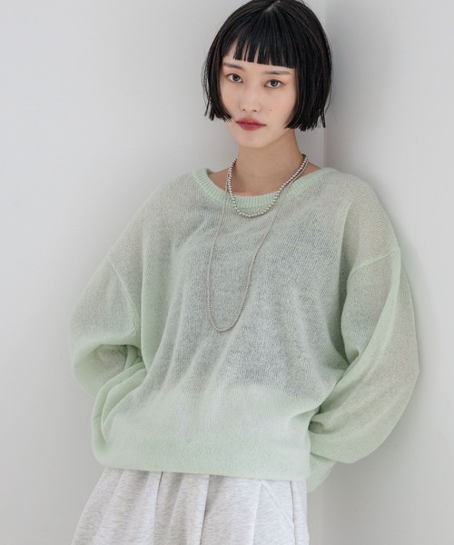 LOWRYS FARM（ローリーズファーム） ニット セーター シアーモヘア