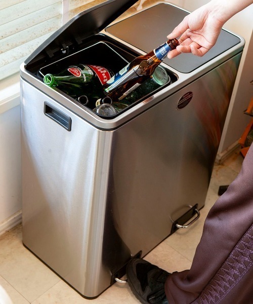 DULTON（ダルトン） ゴミ箱 ダストボックス 2 COMPARTMENT BIN 60