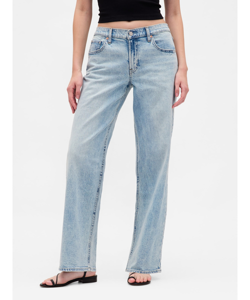 GAP 90s LOOSE ORGA 復刻デニムパンツ ジーパン ワイドパンツ GAP ジーンズ オーガニックコットン '90s ルーズフィット デニム
