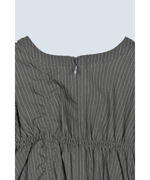 OMMO（オーエムエムオー） IRREGULAR SHIRRING TOP レディース